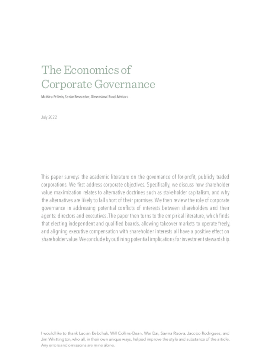 CE Credit On Demand_ The Economics of Corporate Governance