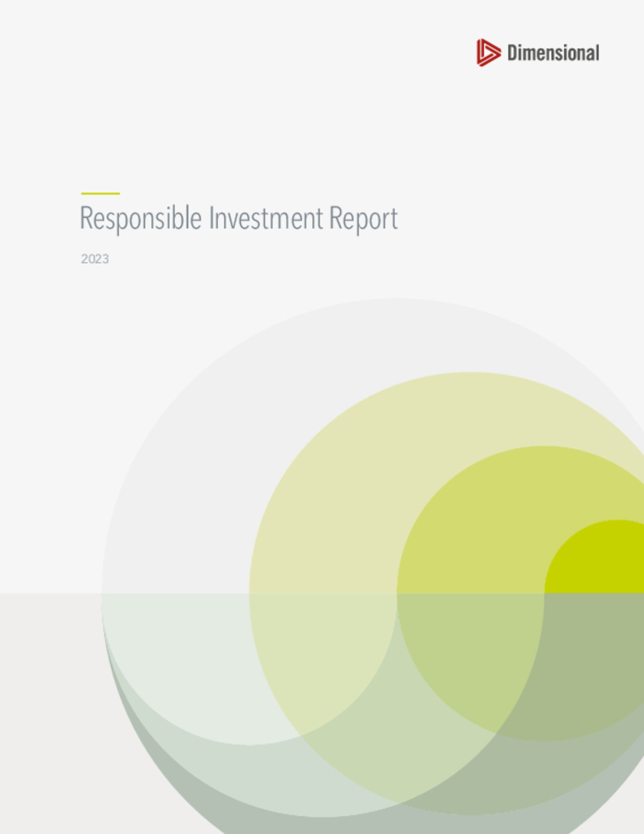 Responsible Investment Report | Dimensional